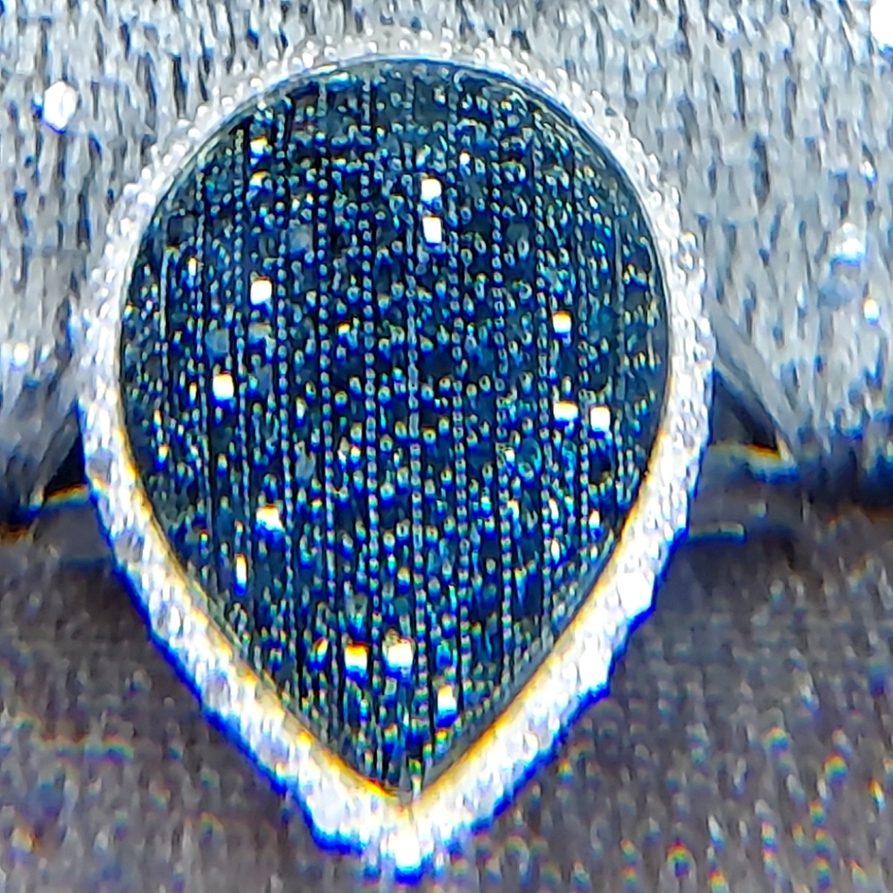Dark Blue Diamonds and Diamond ring